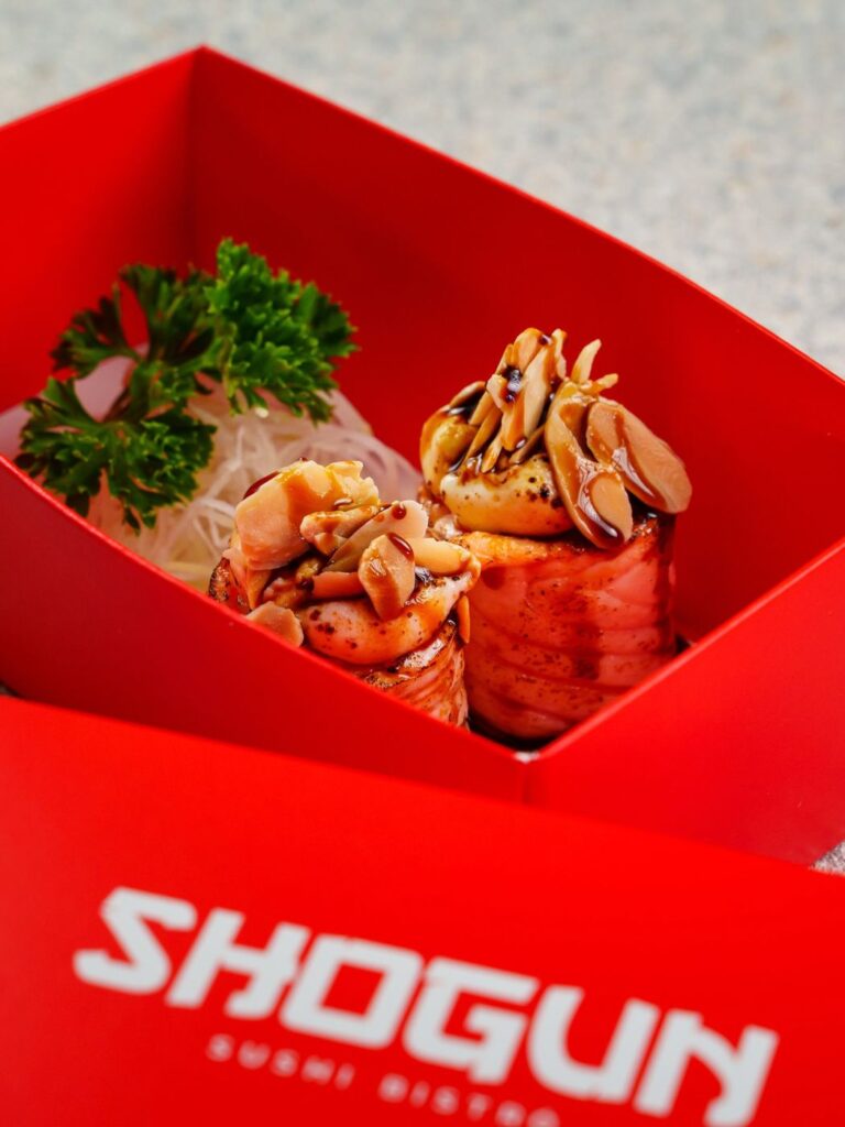 Combinado em embalagem de delivery, Shogun