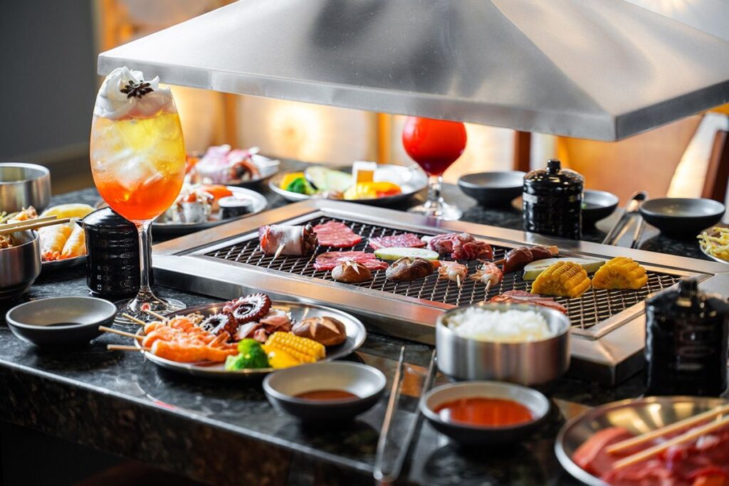 Mesa de grelhados, Shogun